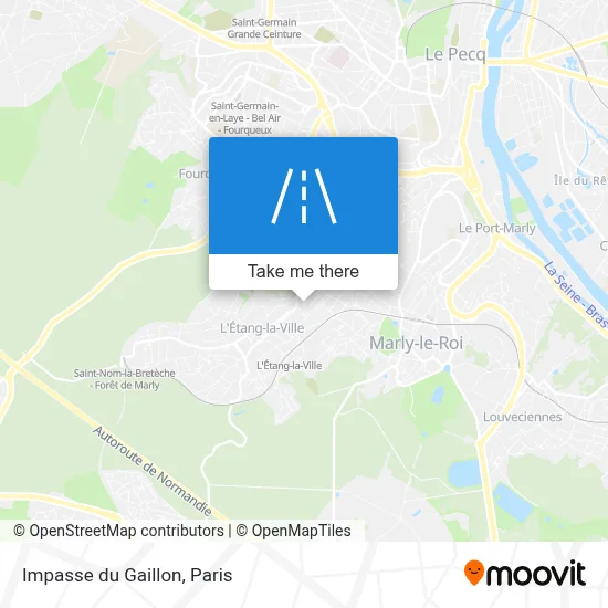 Impasse du Gaillon map