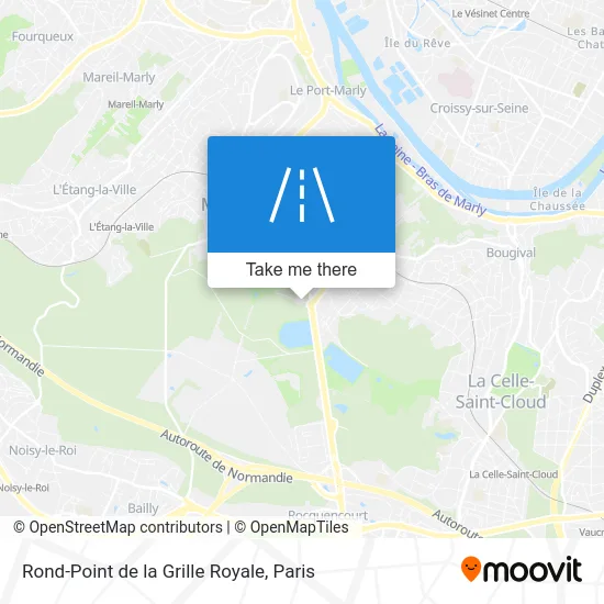 Rond-Point de la Grille Royale map