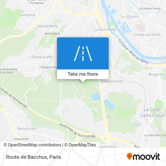 Route de Bacchus map