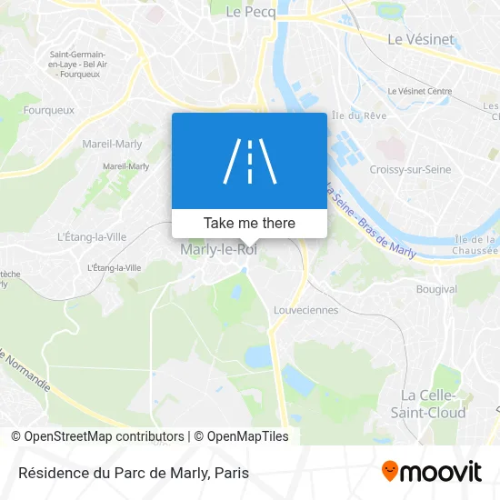 Résidence du Parc de Marly map