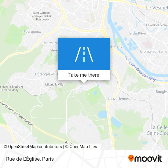 Rue de L'Église map