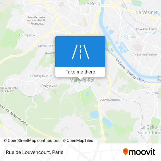 Rue de Louvencourt map