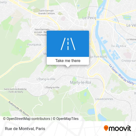Rue de Montval map