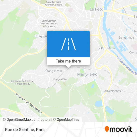 Rue de Saintine map