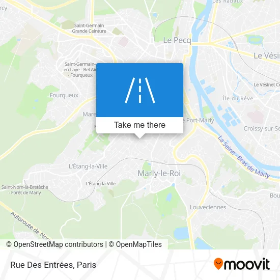 Rue Des Entrées map