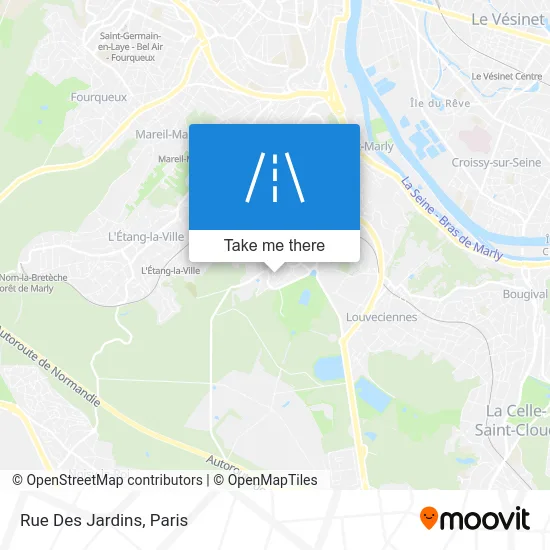 Rue Des Jardins map
