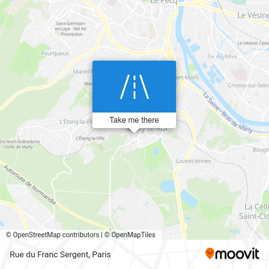 Rue du Franc Sergent map