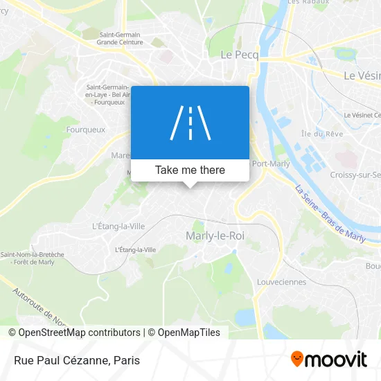 Rue Paul Cézanne map