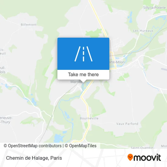 Chemin de Halage map