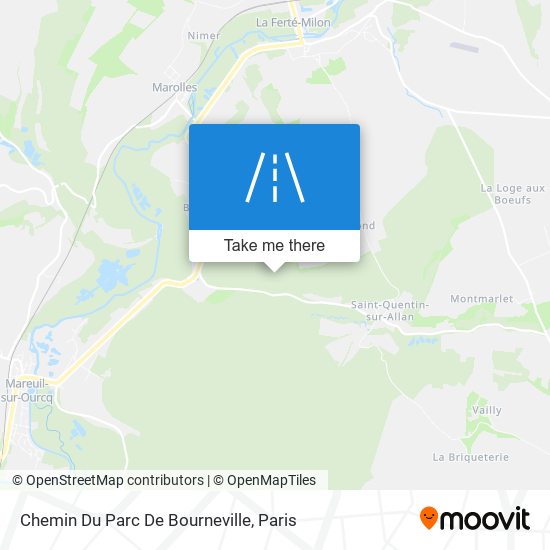 Chemin Du Parc De Bourneville map