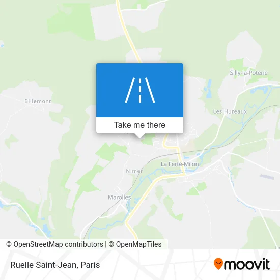 Mapa Ruelle Saint-Jean