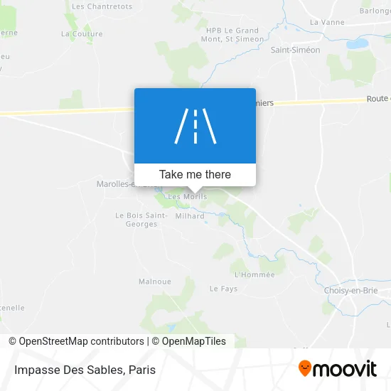 Impasse Des Sables map