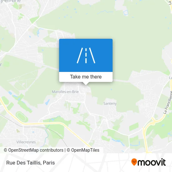 Rue Des Taillis map