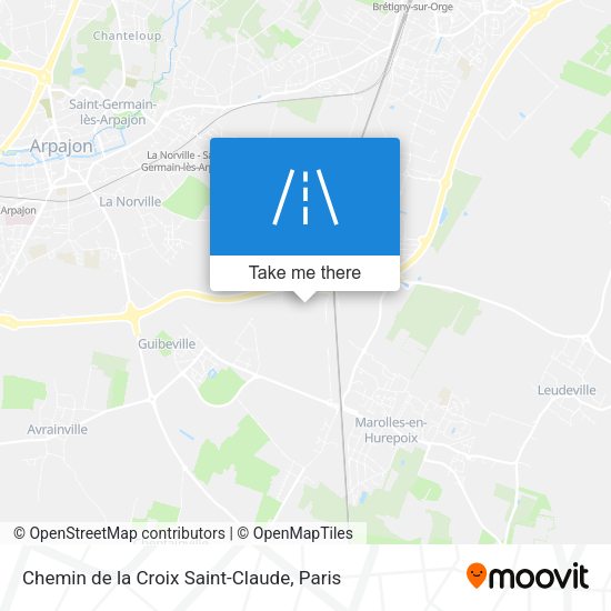 Chemin de la Croix Saint-Claude map