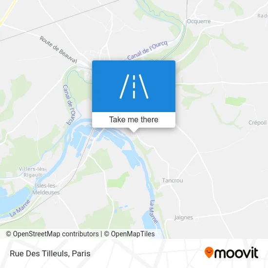 Rue Des Tilleuls map