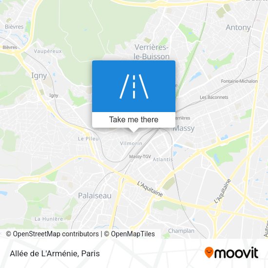 Allée de L'Arménie map