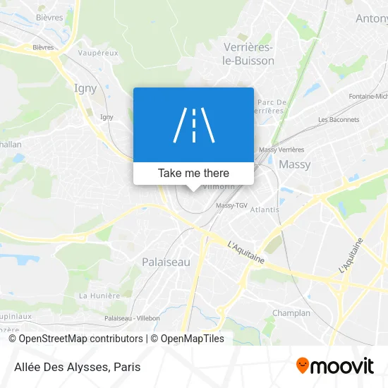 Allée Des Alysses map
