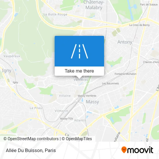 Allée Du Buisson map