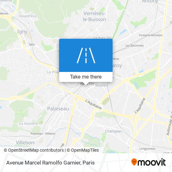 Avenue Marcel Ramolfo Garnier map