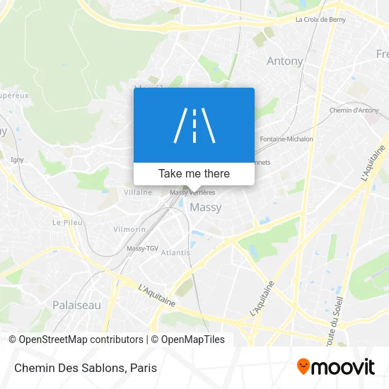 Chemin Des Sablons map