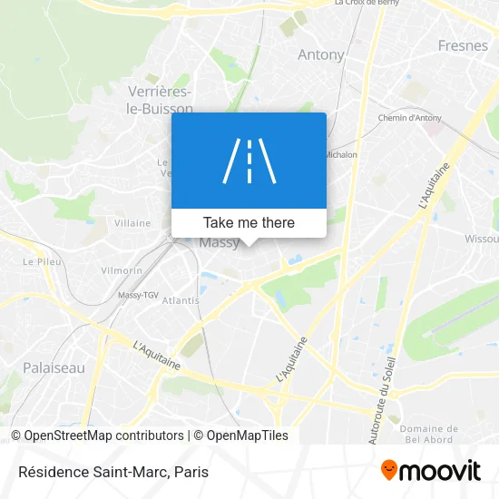 Résidence Saint-Marc map