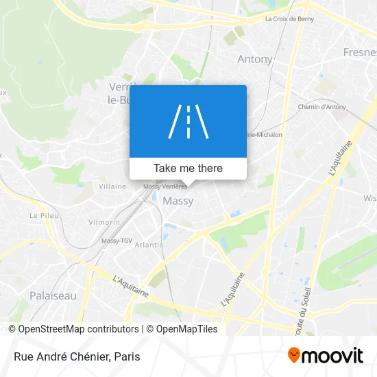 Rue André Chénier map