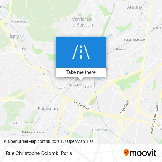 Rue Christophe Colomb map