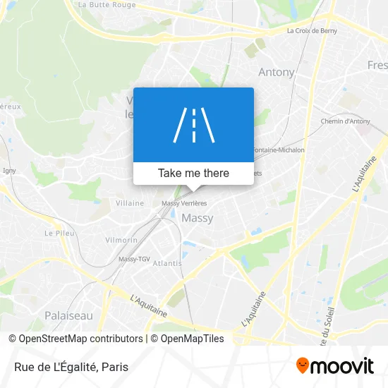 Rue de L'Égalité map