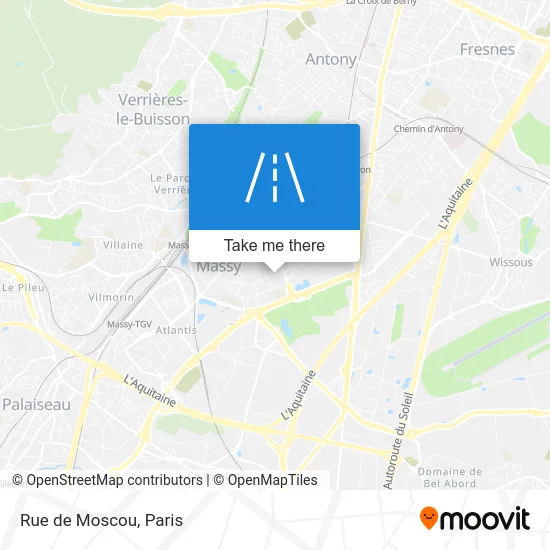 Rue de Moscou map