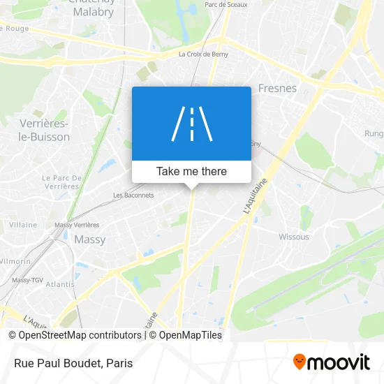 Rue Paul Boudet map