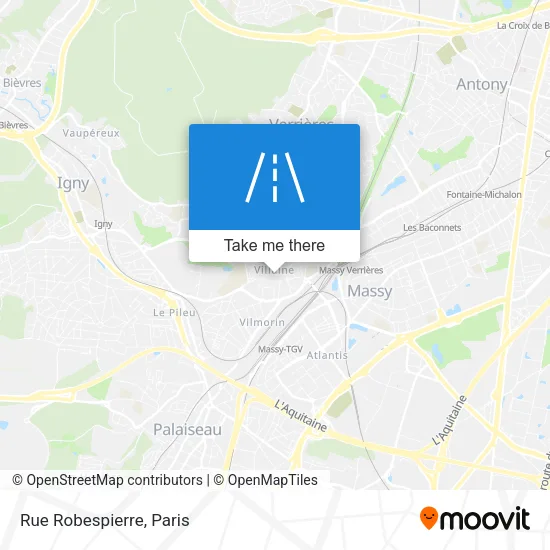 Rue Robespierre map