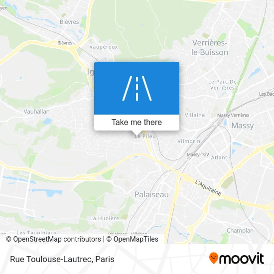 Rue Toulouse-Lautrec map