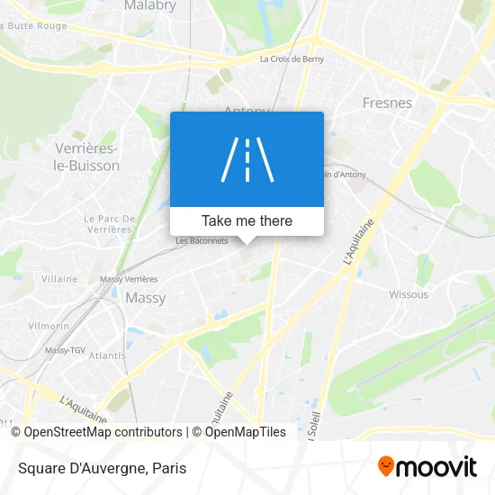 Square D'Auvergne map