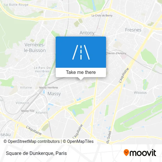 Square de Dunkerque map