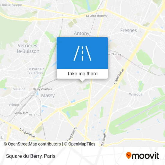 Square du Berry map