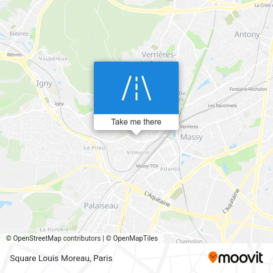 Square Louis Moreau map