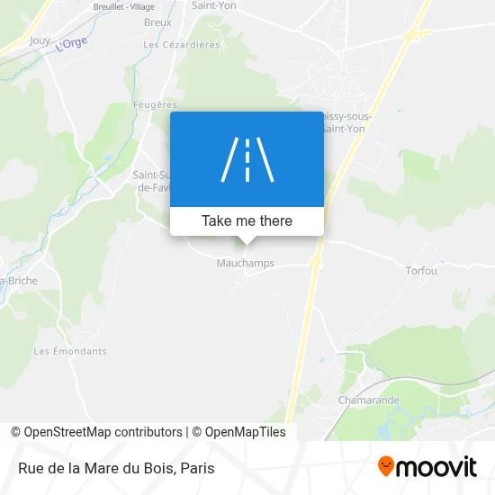 Rue de la Mare du Bois map