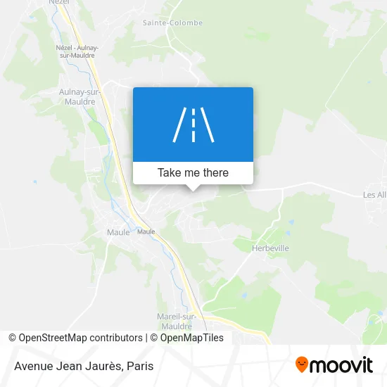 Avenue Jean Jaurès map