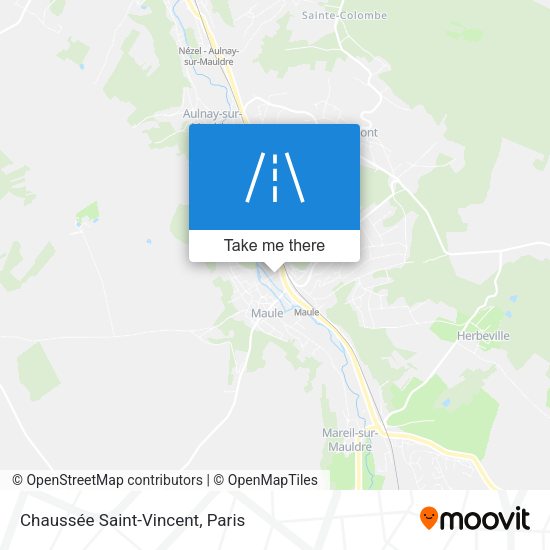 Chaussée Saint-Vincent map
