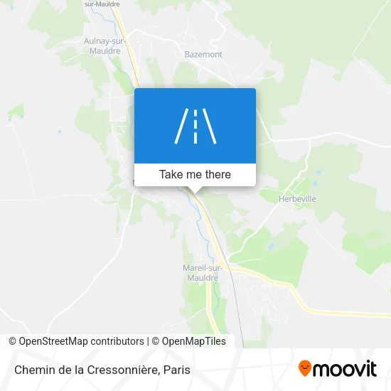 Chemin de la Cressonnière map