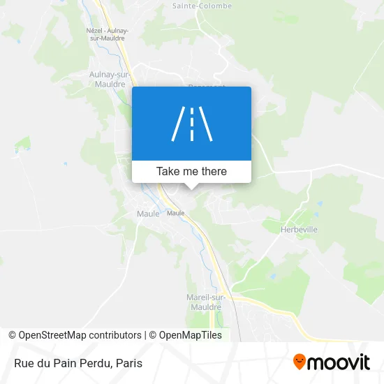 Rue du Pain Perdu map