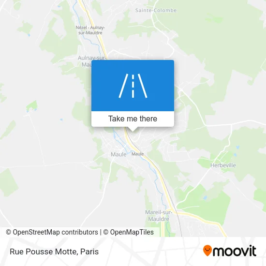Rue Pousse Motte map