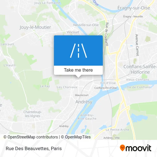Rue Des Beauvettes map