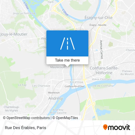 Rue Des Érables map