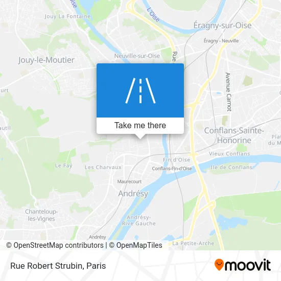 Rue Robert Strubin map