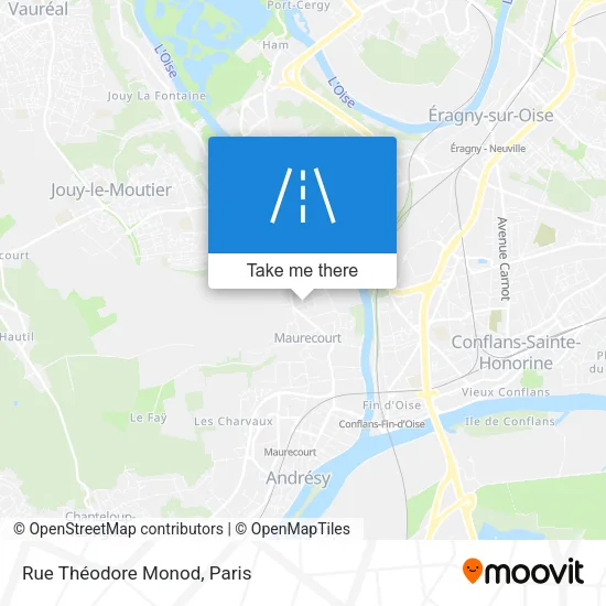 Rue Théodore Monod map
