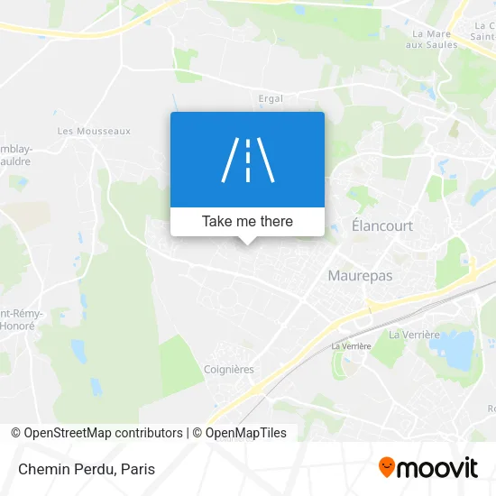 Chemin Perdu map