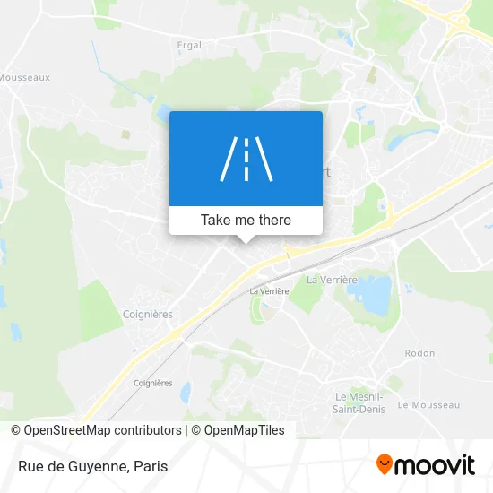 Rue de Guyenne map