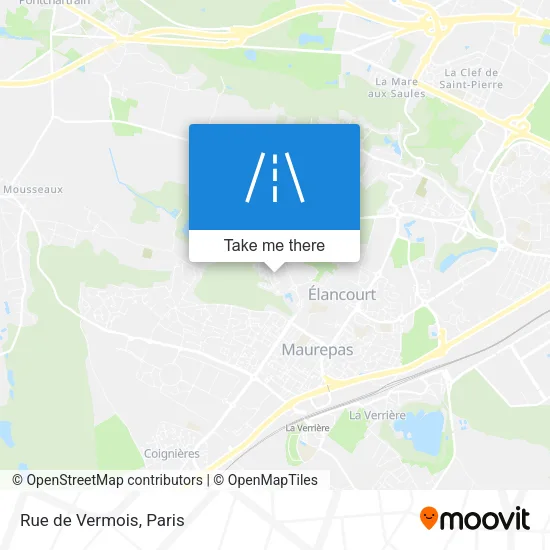 Rue de Vermois map