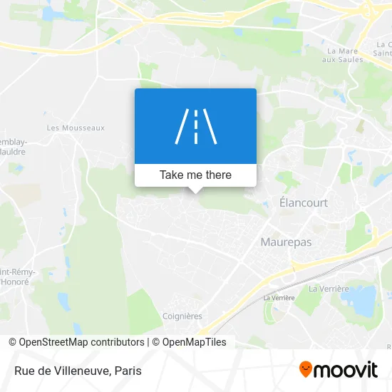 Rue de Villeneuve map